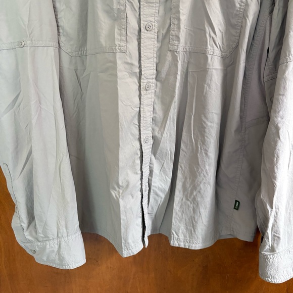 REI Co-Op Men's Tan Button Down Shirt Vented Mesh Nylon Rugged Hiking XXL Active - Picture 9 of 16